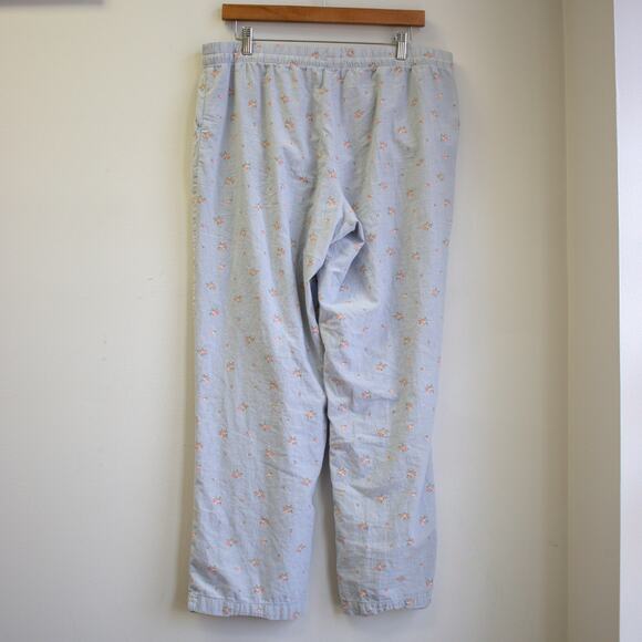 Love by GAP Floral Chambray Pajama Set Size Large - Picture 8 of 13